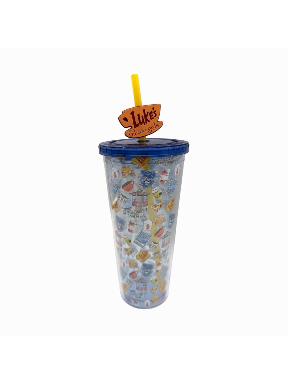 Silver Buffalo Gilmore Girls 24oz Luke’s Diner Icon Travel Tumbler